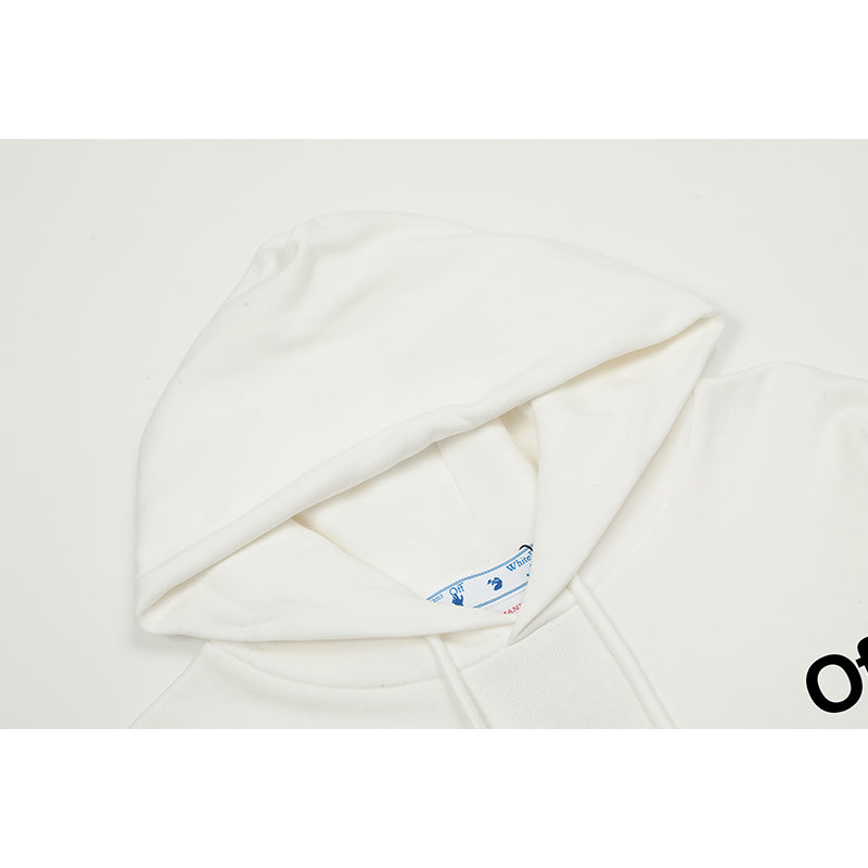 OFF WHITE Hoodie Trendy Street Style Personalized Cotton