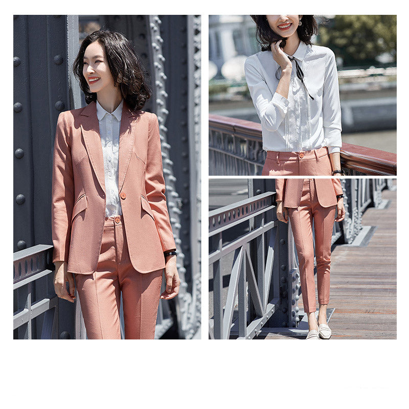 Interview Suit Women's Suit Jacket Women's Fashion Two-Piece Suit Fashion