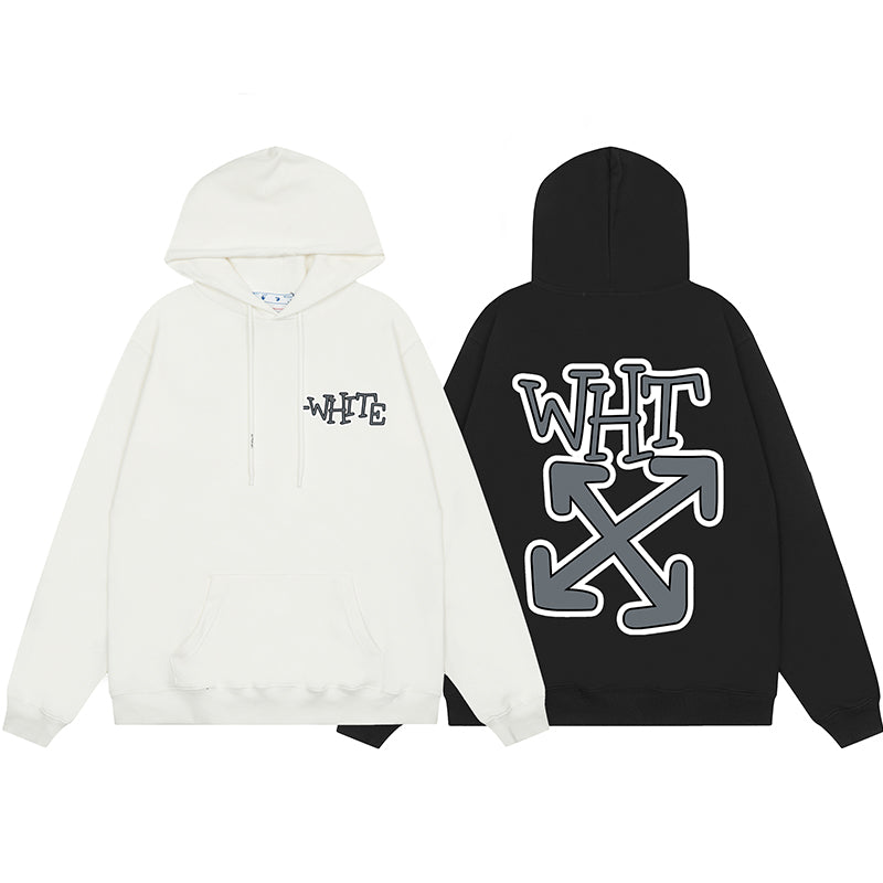 OFF WHITE Hoodie Trendy Street Style Personalized Cotton