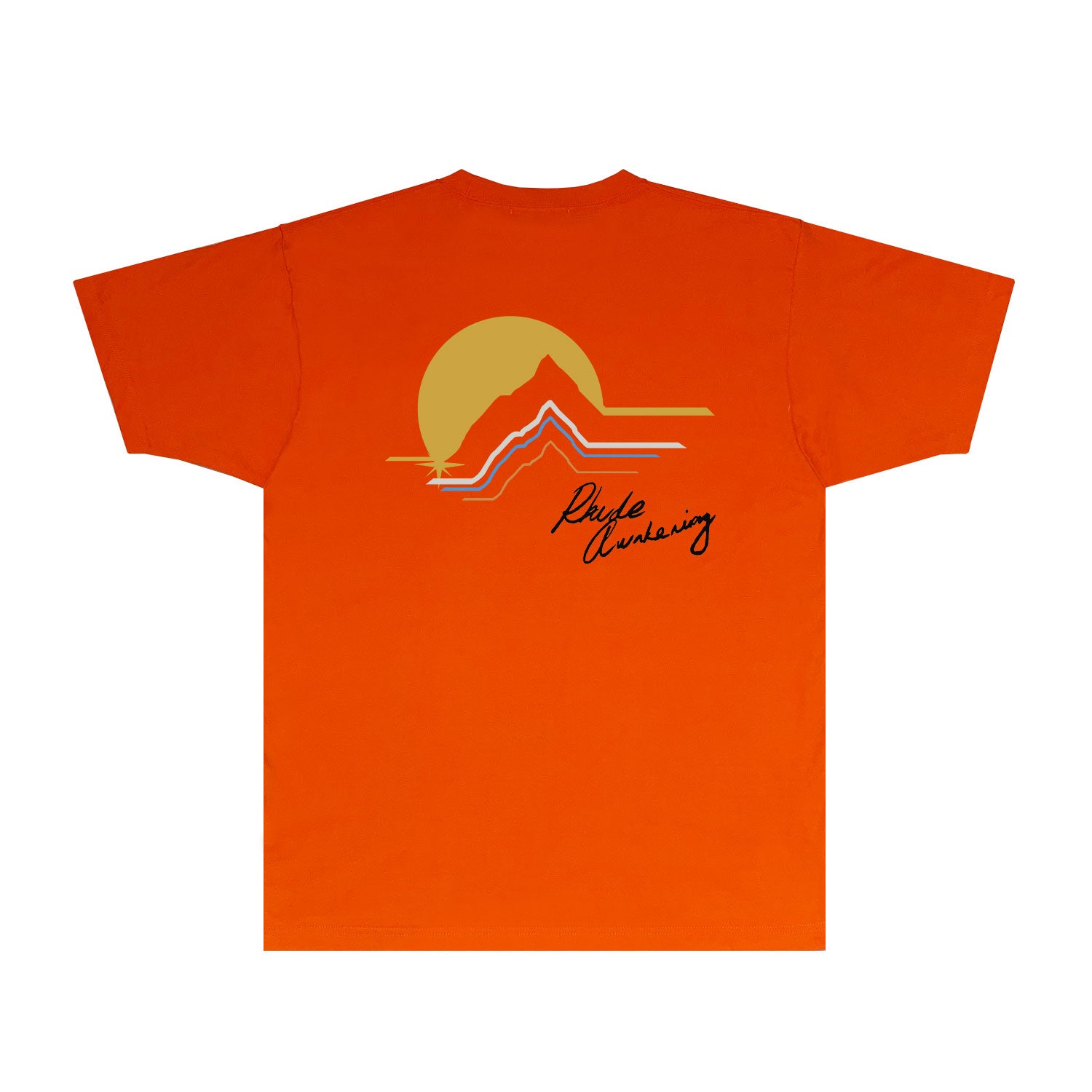 Rhude T Shirts Printed Trendy Pure Cotton