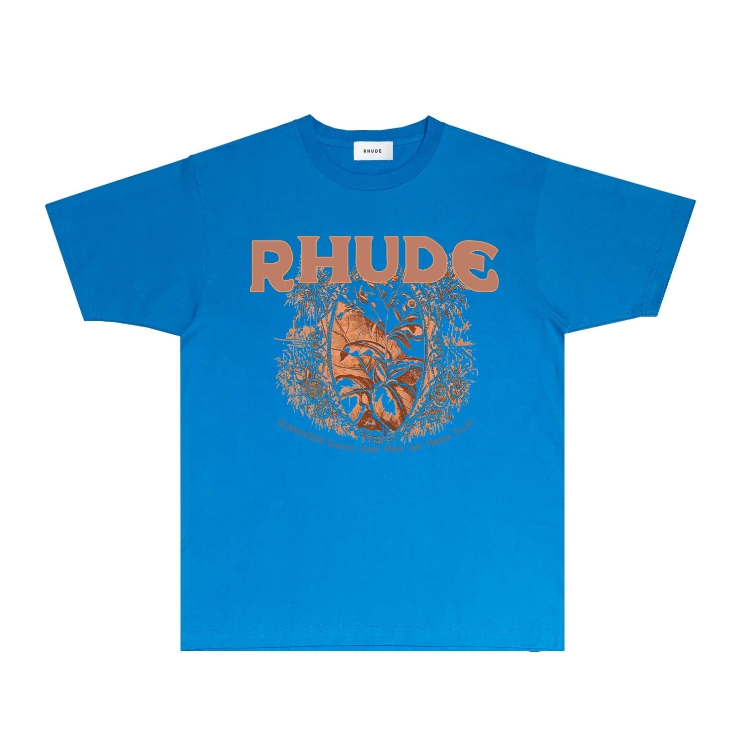 Rhude T Shirts Printed Trendy Pure Cotton