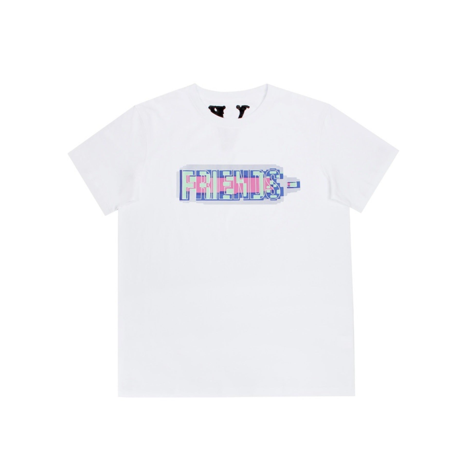 Vlone T Shirt Spring/Summer Print Crew Neck