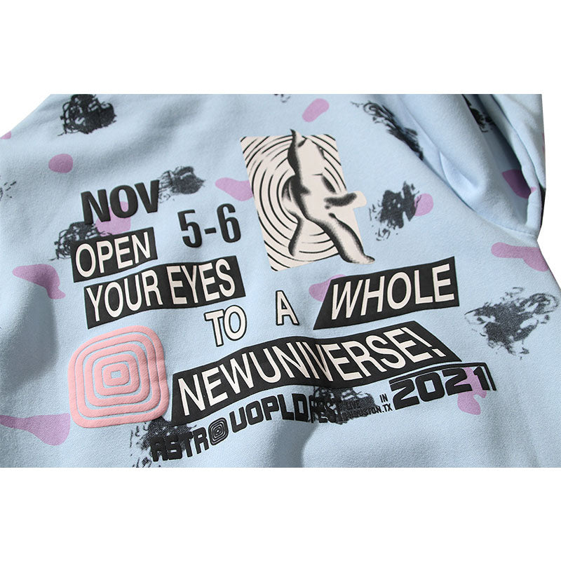 Kanye West Sunday Service Hoodie Autumn And Winter Music Festival Skull Velvet Padded Hooded Sweatshirt