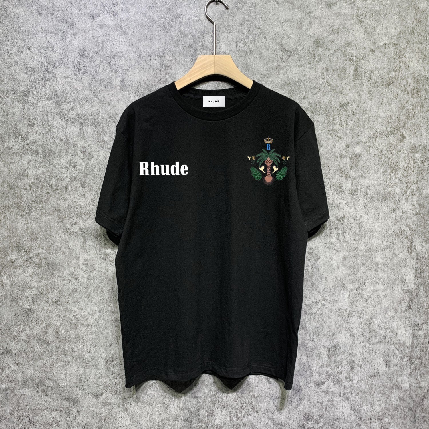 Rhude T Shirts Printed Trendy Pure Cotton