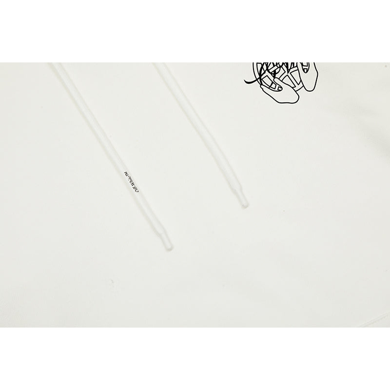 OFF WHITE Hoodie Trendy Street Style Personalized Cotton