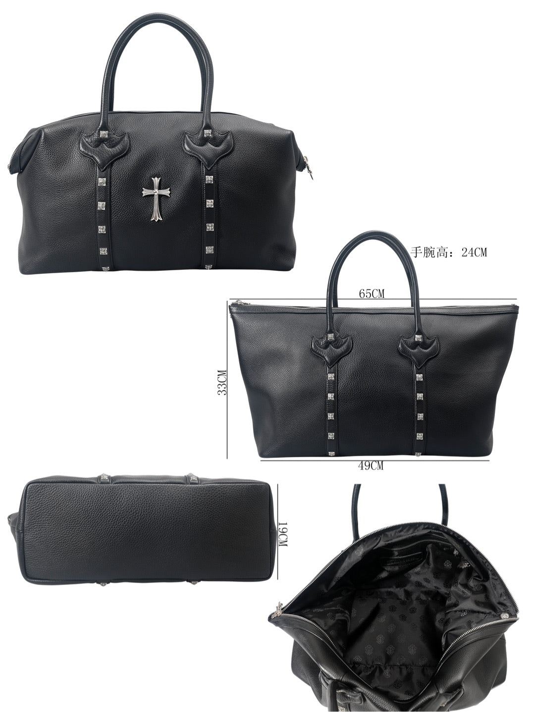 ＣＨＲＭ ＨＲＴＳ MONICA CROSS DUFFLE BAG BLACK