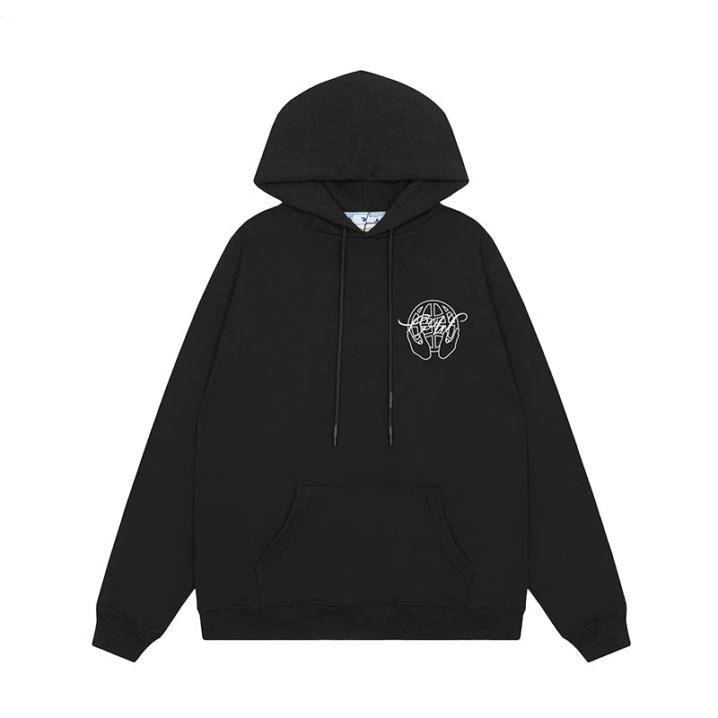 OFF WHITE Hoodie Trendy Street Style Personalized Cotton
