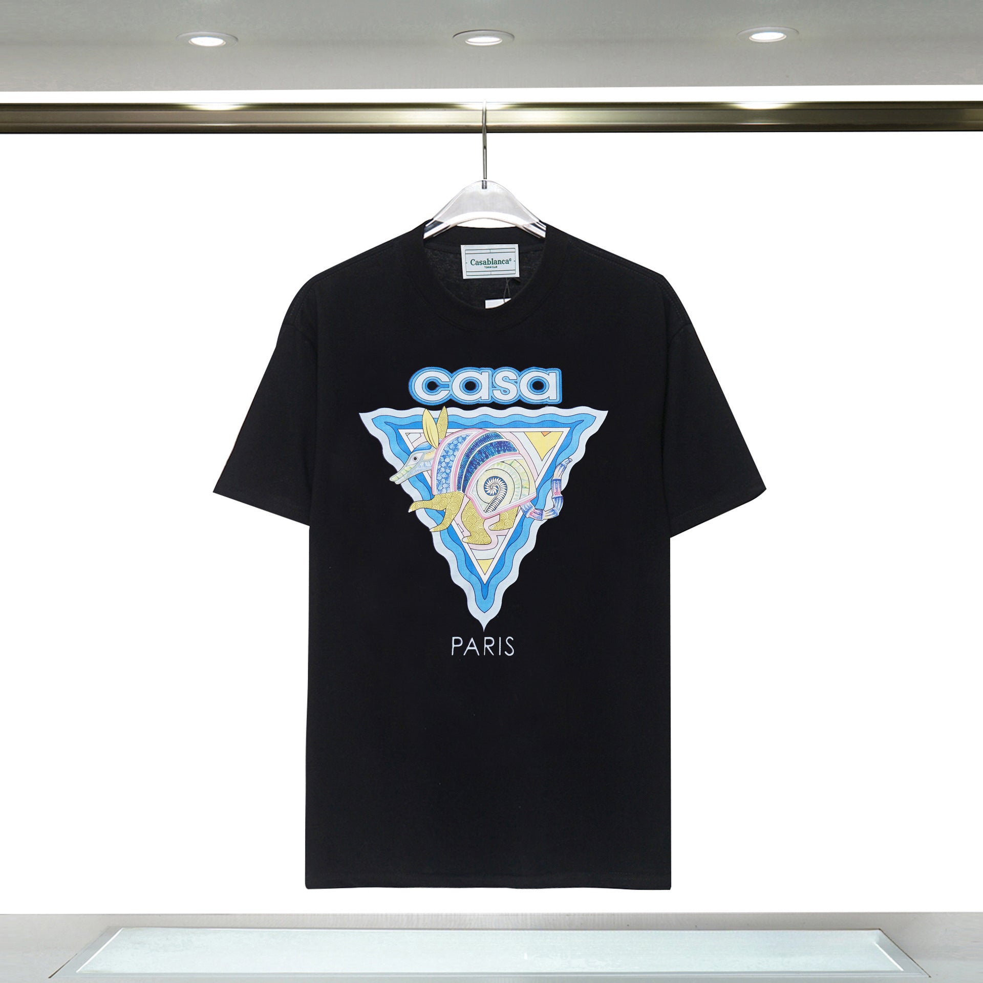Casablanca T Shirts Spring Summer CASA Sea Fish Alphabet Starry Sky