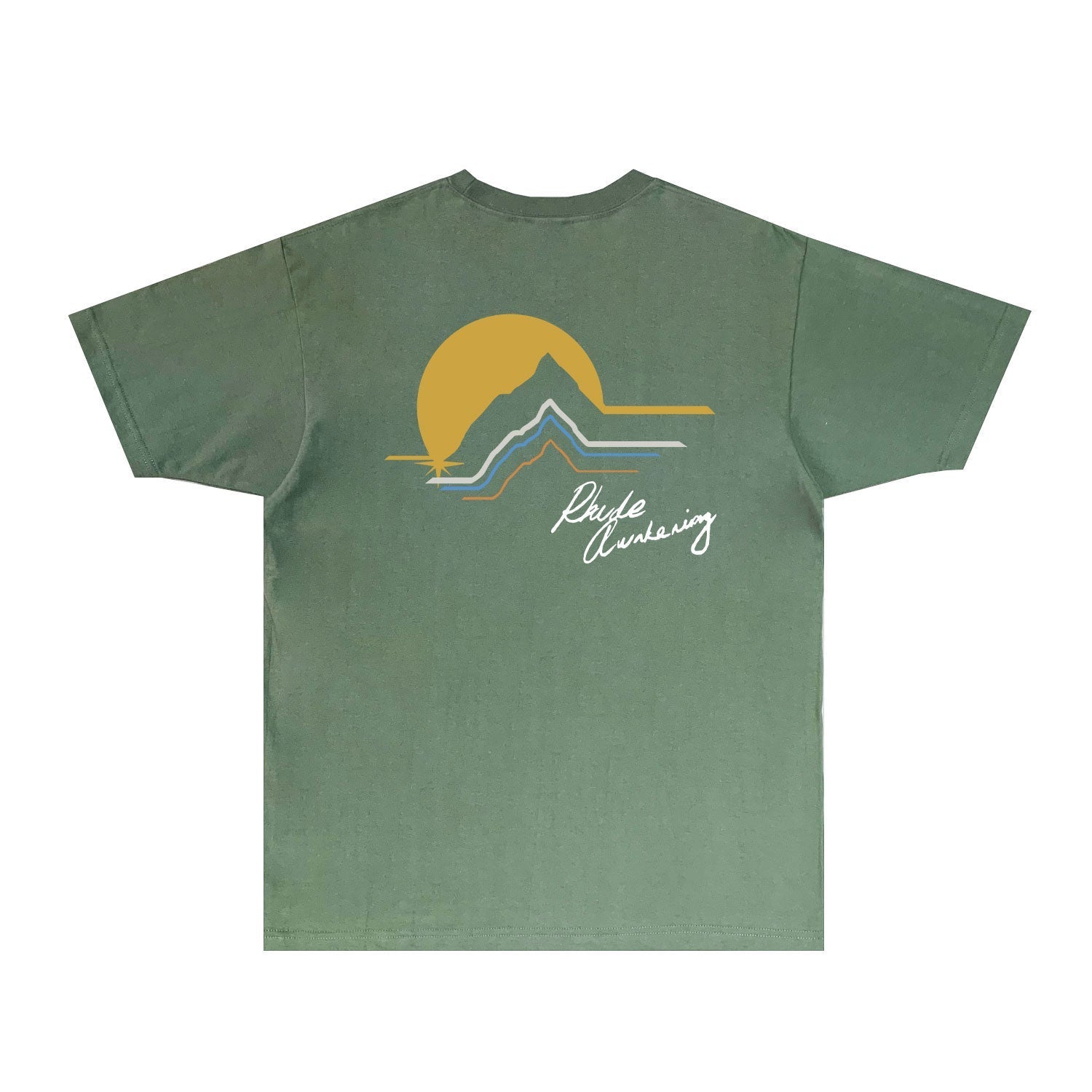 Rhude T Shirts Printed Trendy Pure Cotton