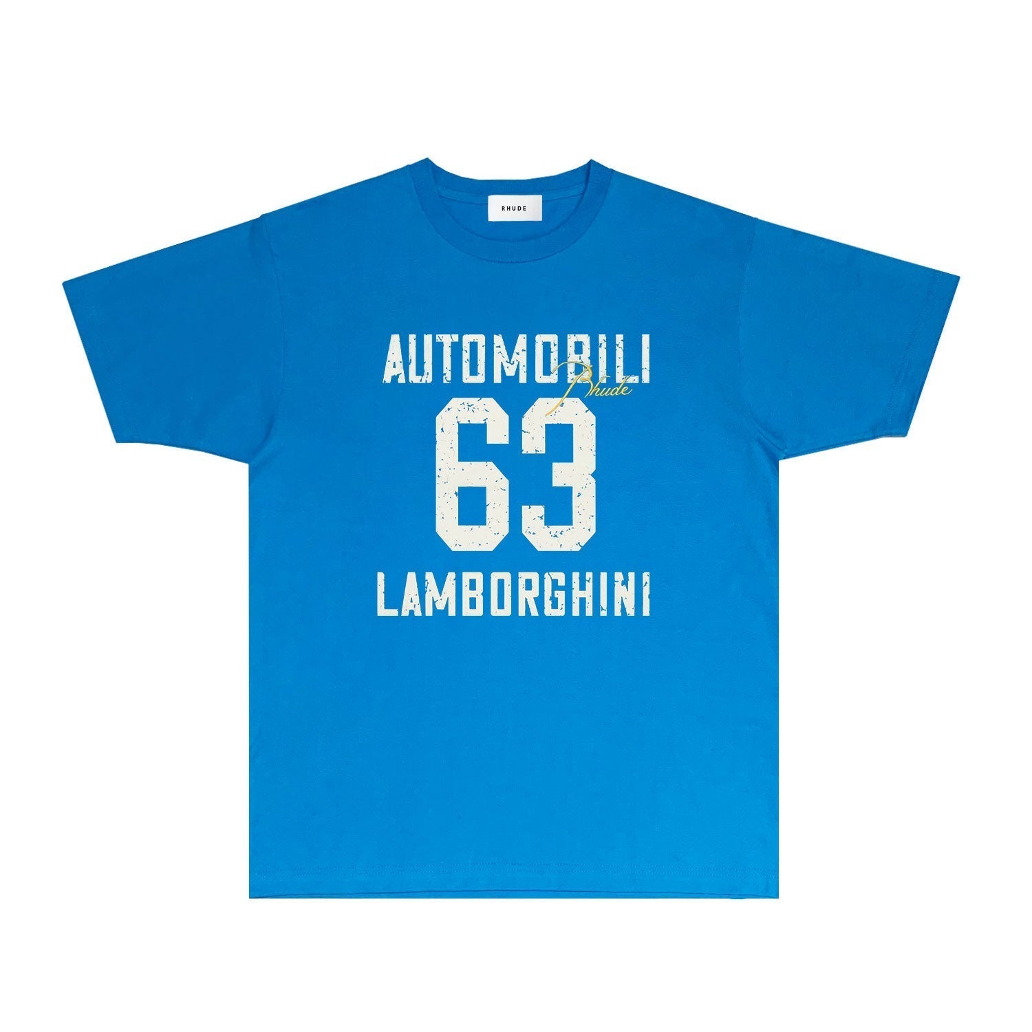 Rhude T Shirts Printed Trendy Pure Cotton