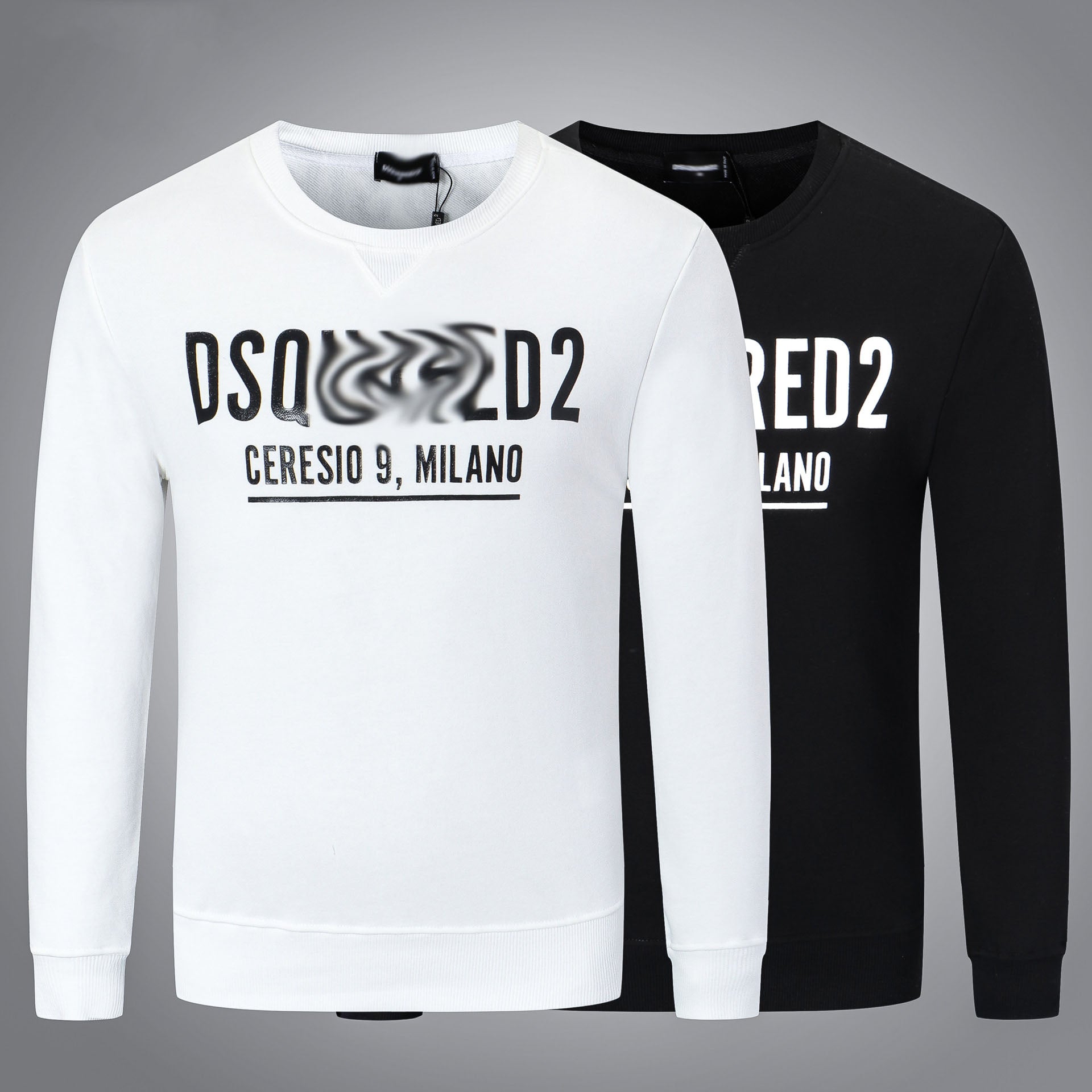 Dsq2 Hoodie DSQ Lian D2 Letter Print Sweatshirt Trendy Men's Autumn and Winter