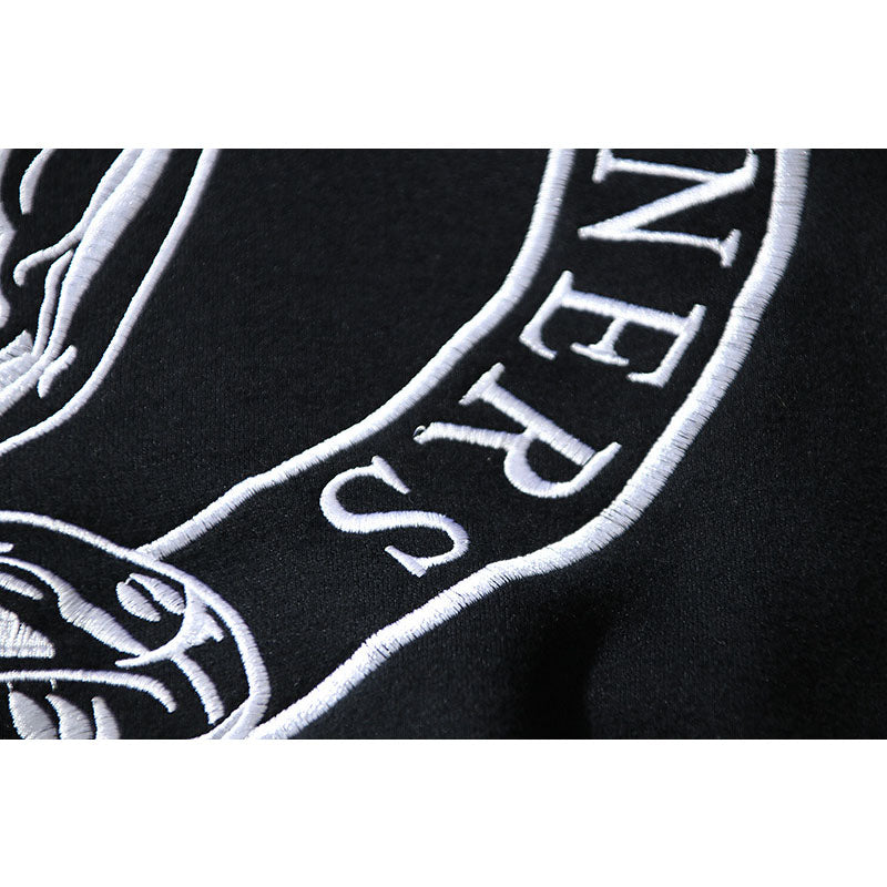 Kanye West Sunday Service Hoodie Angel Rep Logo Embroidery Velvet Loose Hoodie