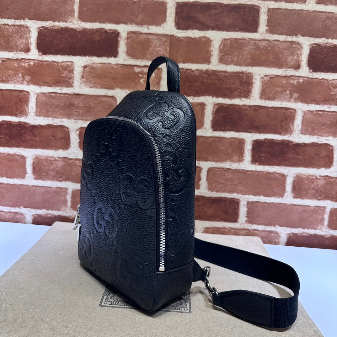 ＧＣＣＩGG JUMBO SMALL SLINGBAG BLACK