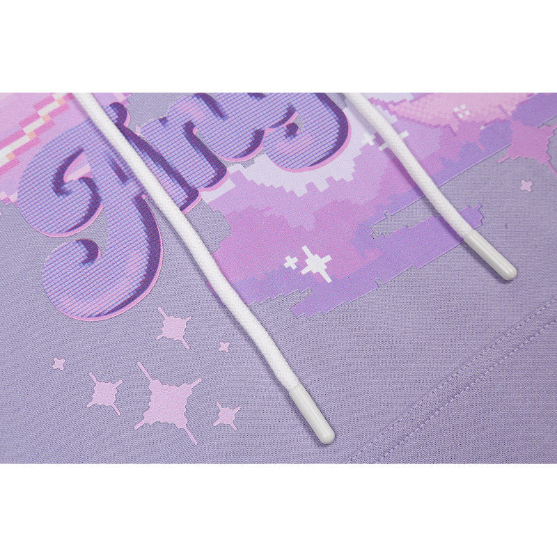 Man Fall Outfits Printed Hoodie Men's and Women's Street Loose Couple Leisure Pullover Coat