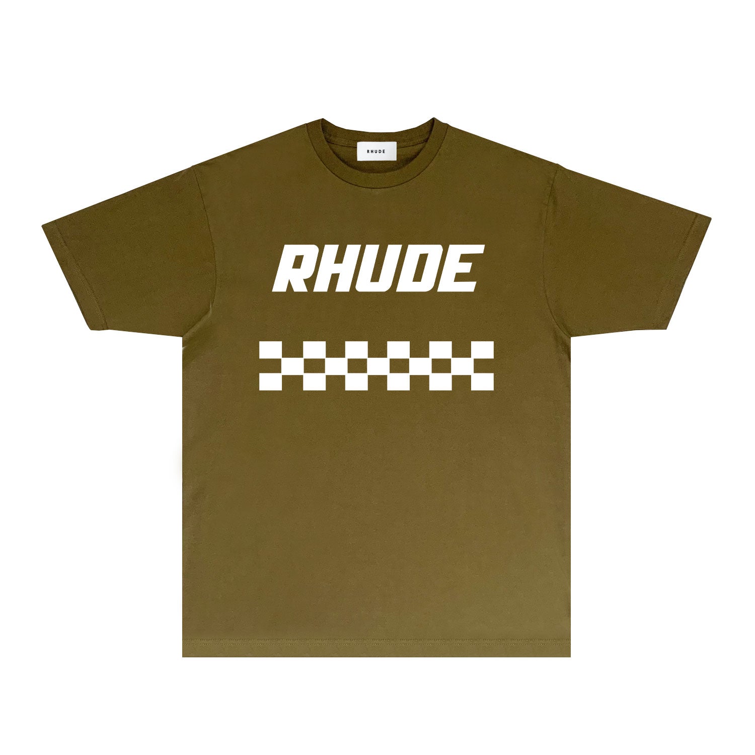 Rhude T Shirts Printed Trendy Pure Cotton