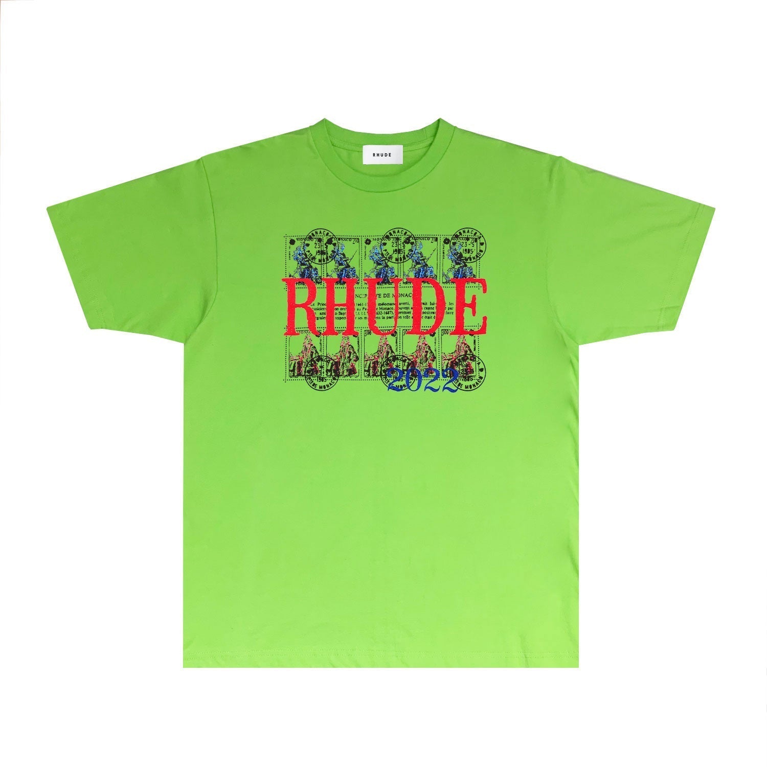 Rhude T Shirts Printed Trendy Pure Cotton