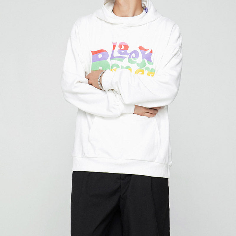 Men's Graphic Hoodies Men's Autumn Loose Letter Print Top Men's