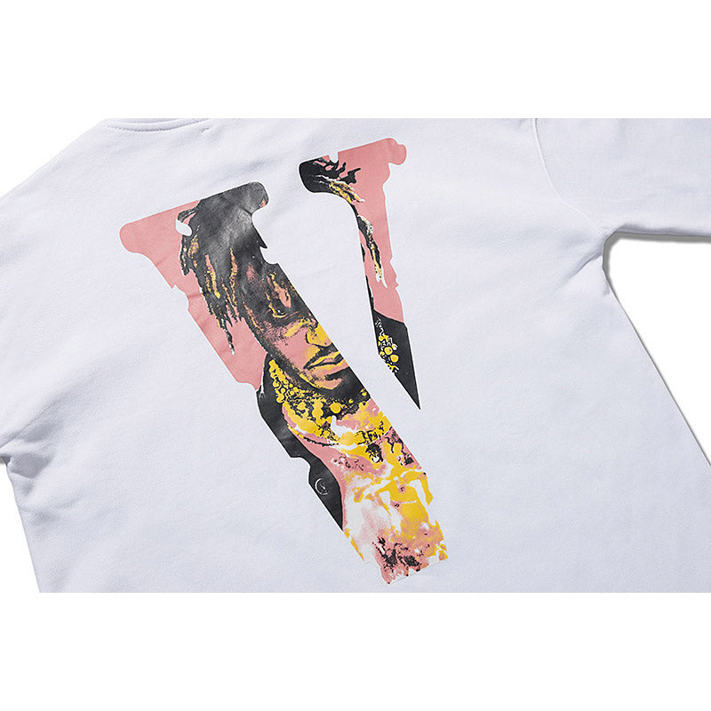 Vlone Hoodie Autumn And Winter Large V Casual Men'S And Women'S Hooded Sweater