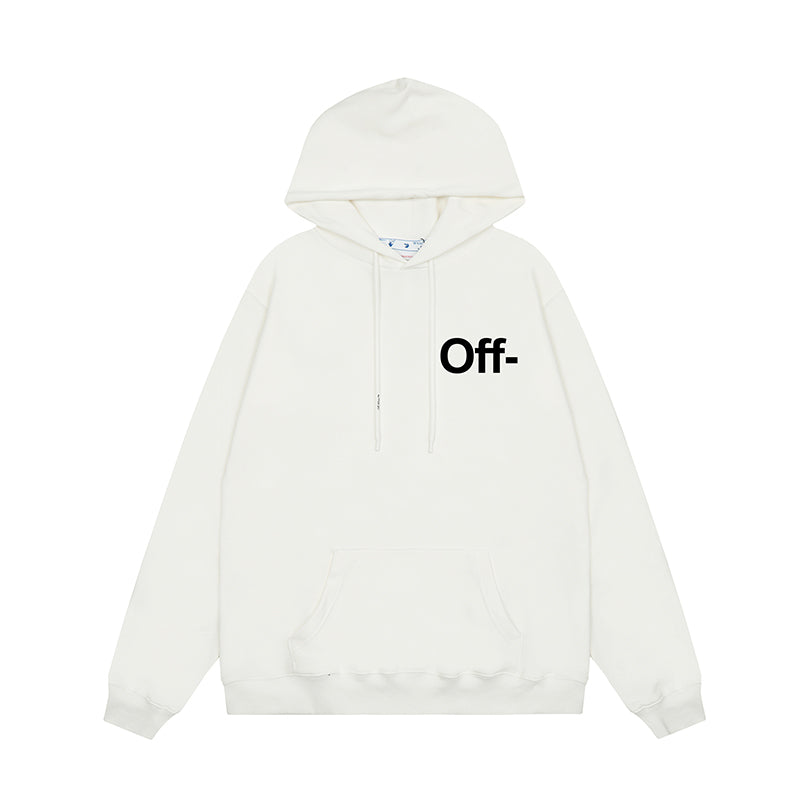 OFF WHITE Hoodie Trendy Street Style Personalized Cotton