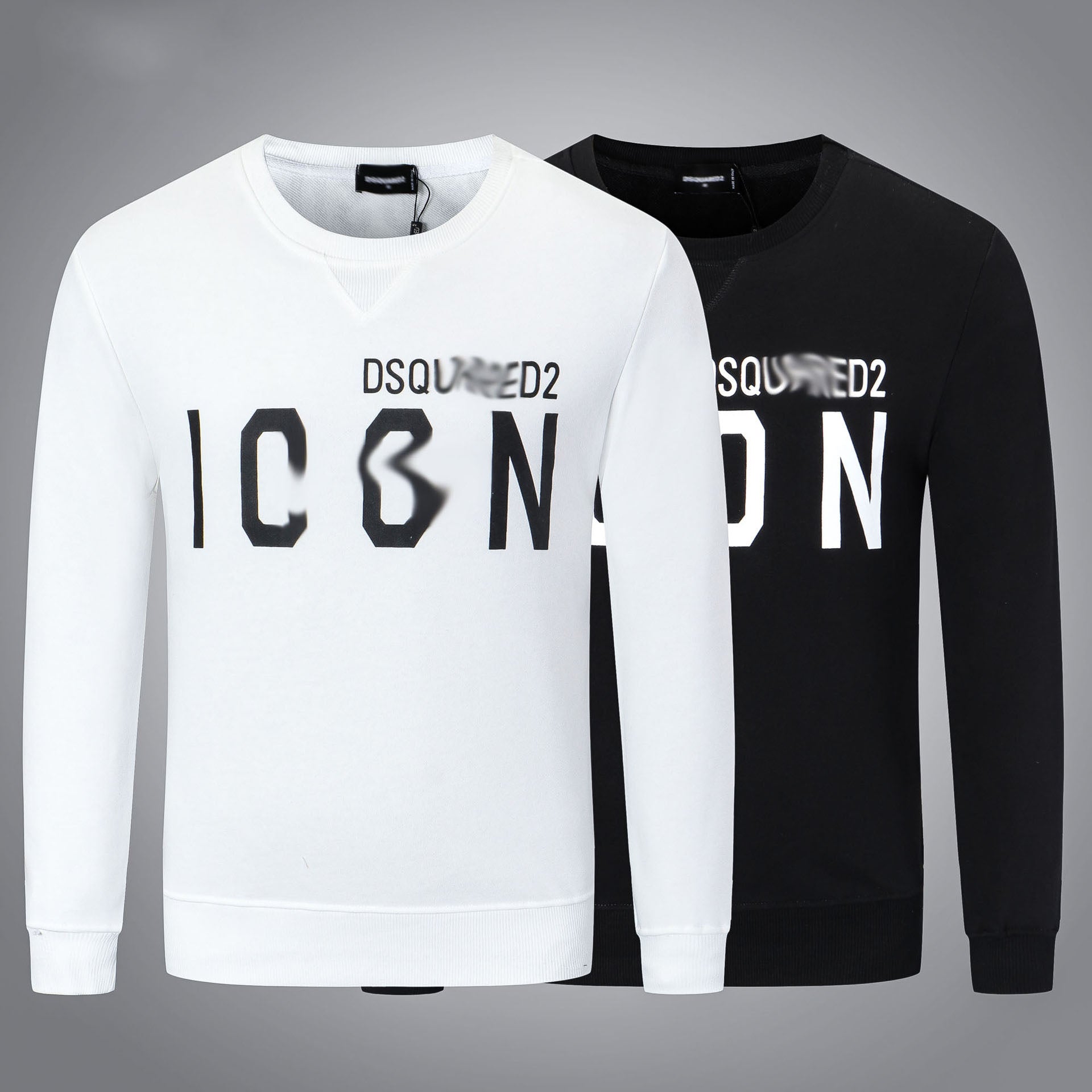Dsq2 Hoodie DSQ Lian D2 Letter Print Sweatshirt Trendy Men's Autumn and Winter