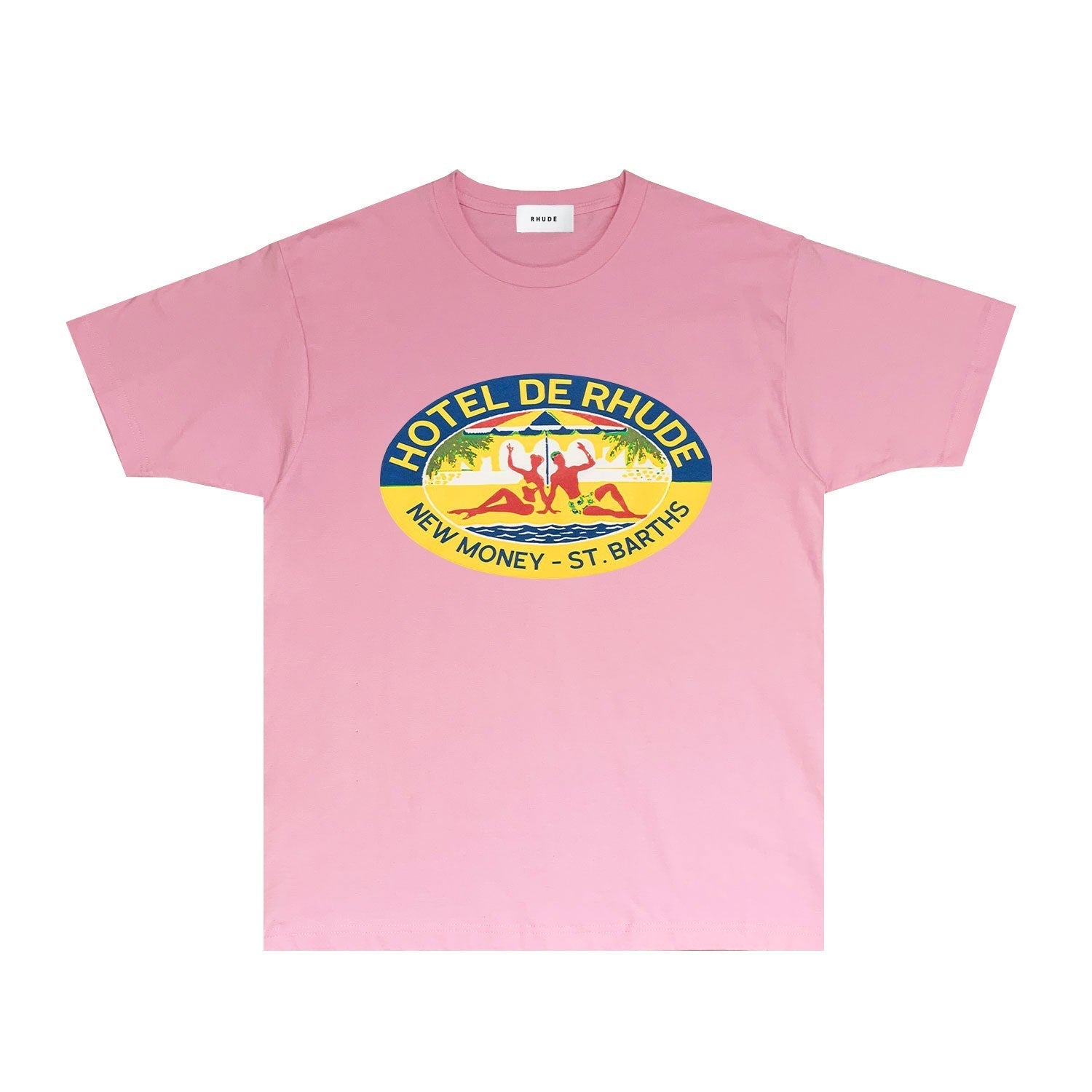 Rhude T Shirts Printed Trendy Pure Cotton