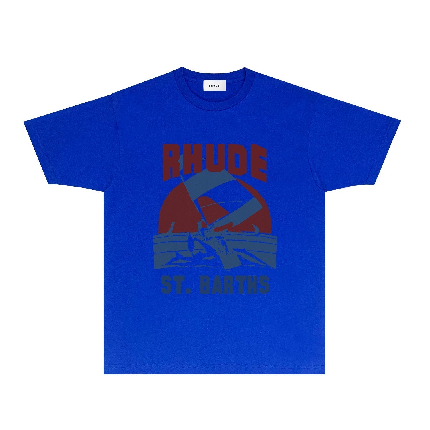 Rhude T Shirts Printed Trendy Pure Cotton
