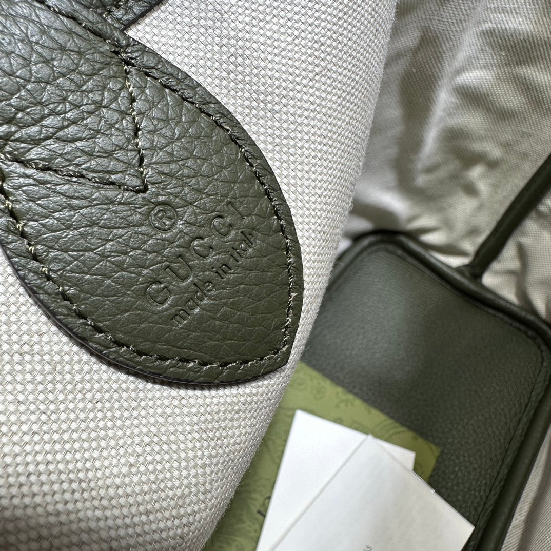 ＧＣＣＩOPHIDIA SMALL TOTE BAG GREEN