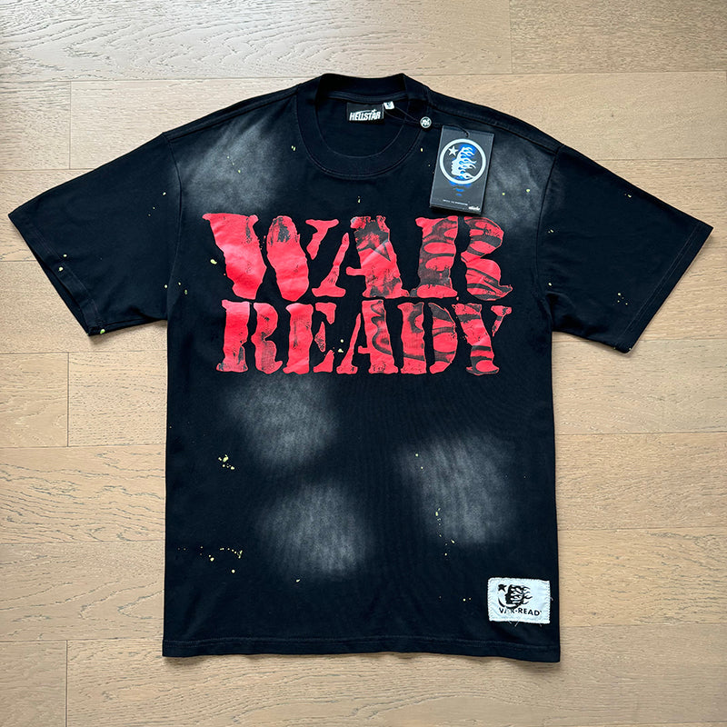 Hellstar T Shirts Washed Aging Process