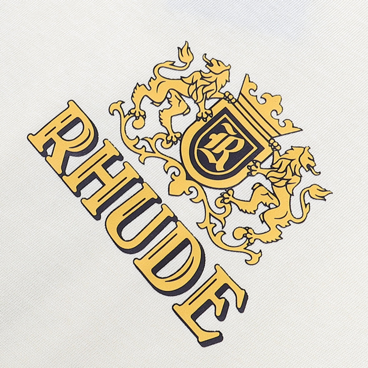 Rhude T Shirt Wheat Ear Badge Short Sleeve T-Shirt