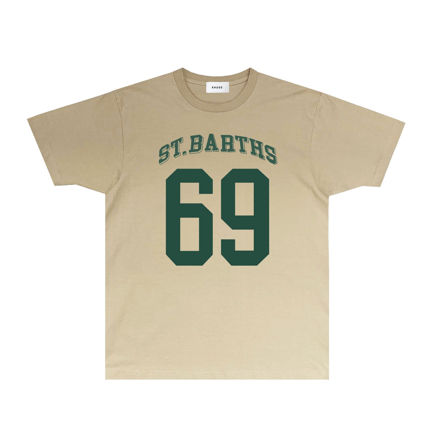 Rhude T Shirts Printed Trendy Pure Cotton