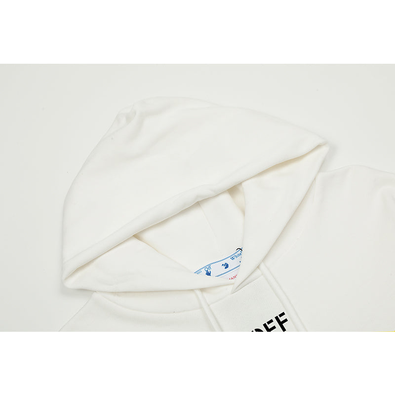 OFF WHITE Hoodie Trendy Street Style Personalized Cotton