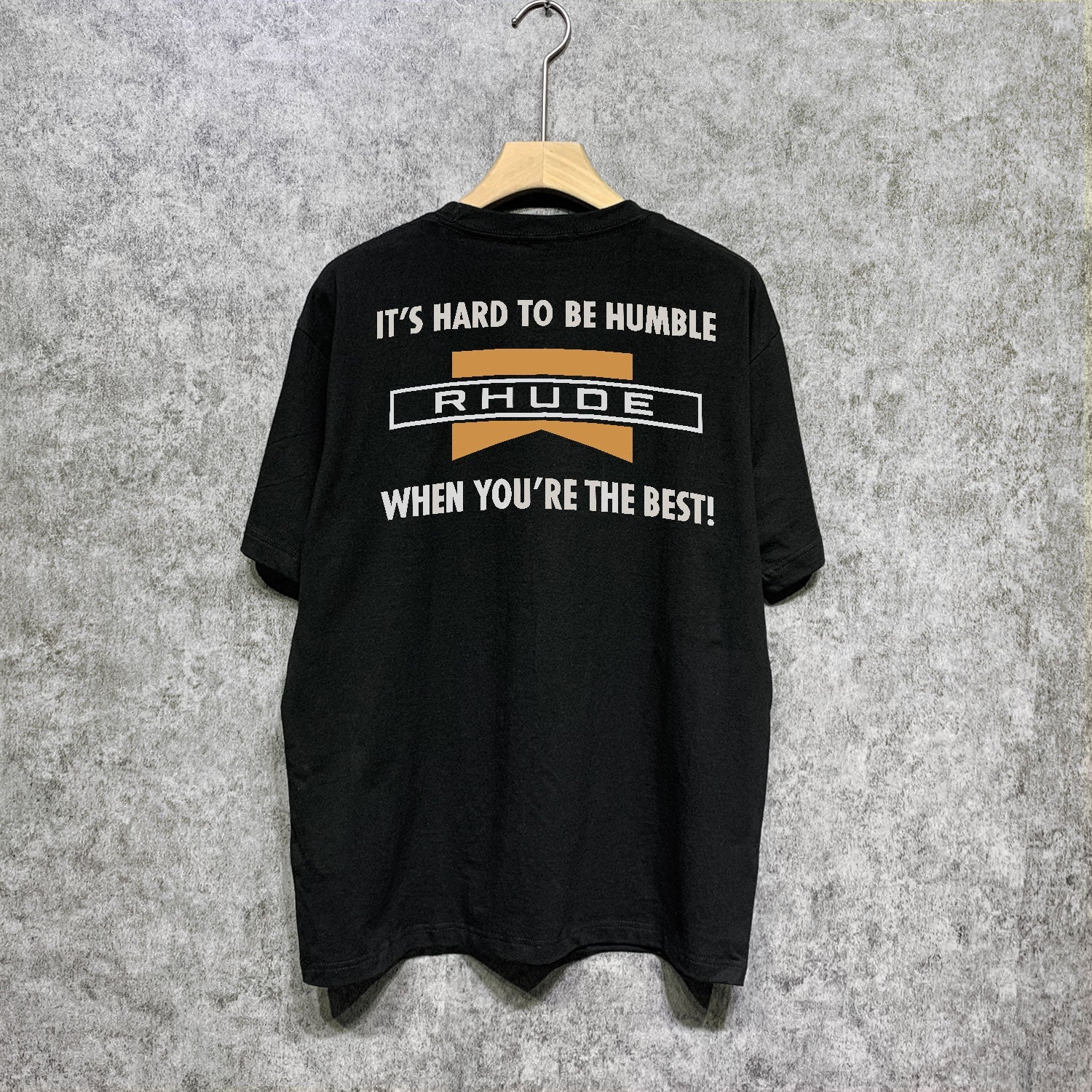 Rhude T Shirts Printed Trendy Pure Cotton