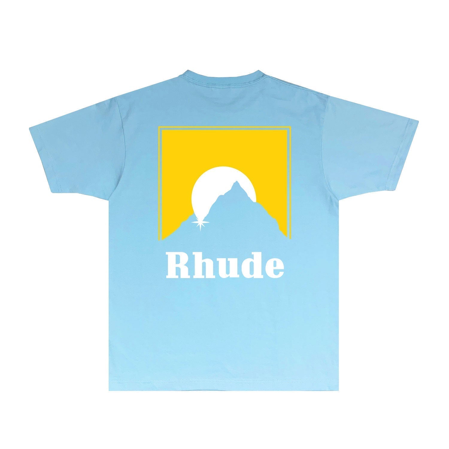 Rhude T Shirts Printed Trendy Pure Cotton