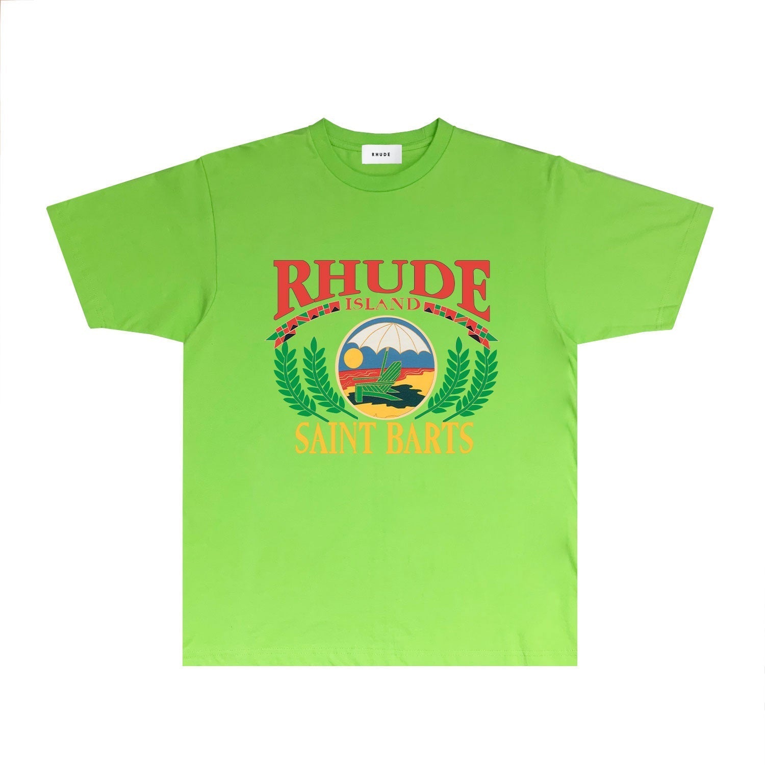 Rhude T Shirts Printed Trendy Pure Cotton