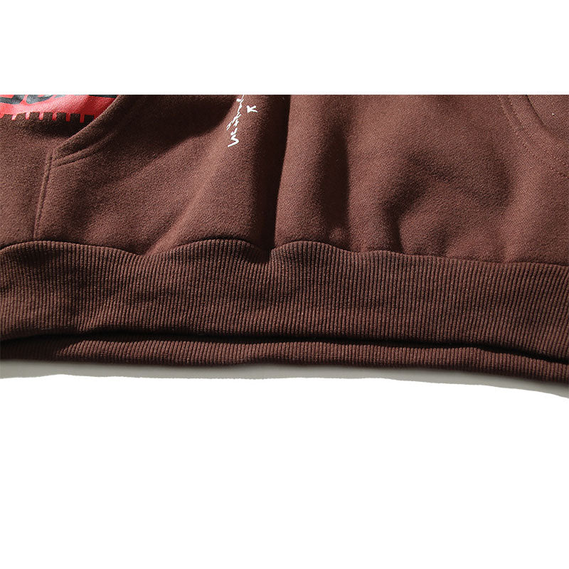 Kanye West Sunday Service Hoodie Tooth Stone Creative Printing Fleece Hoodie