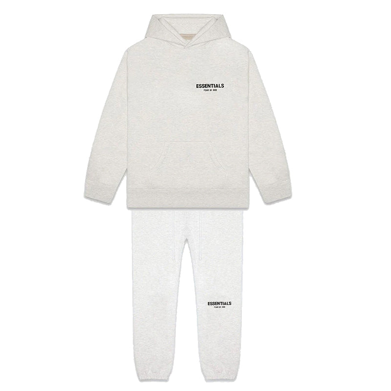 Fog Essentials Hoodie & Pant 2 Piece Set Sweater Black Letters Flocking