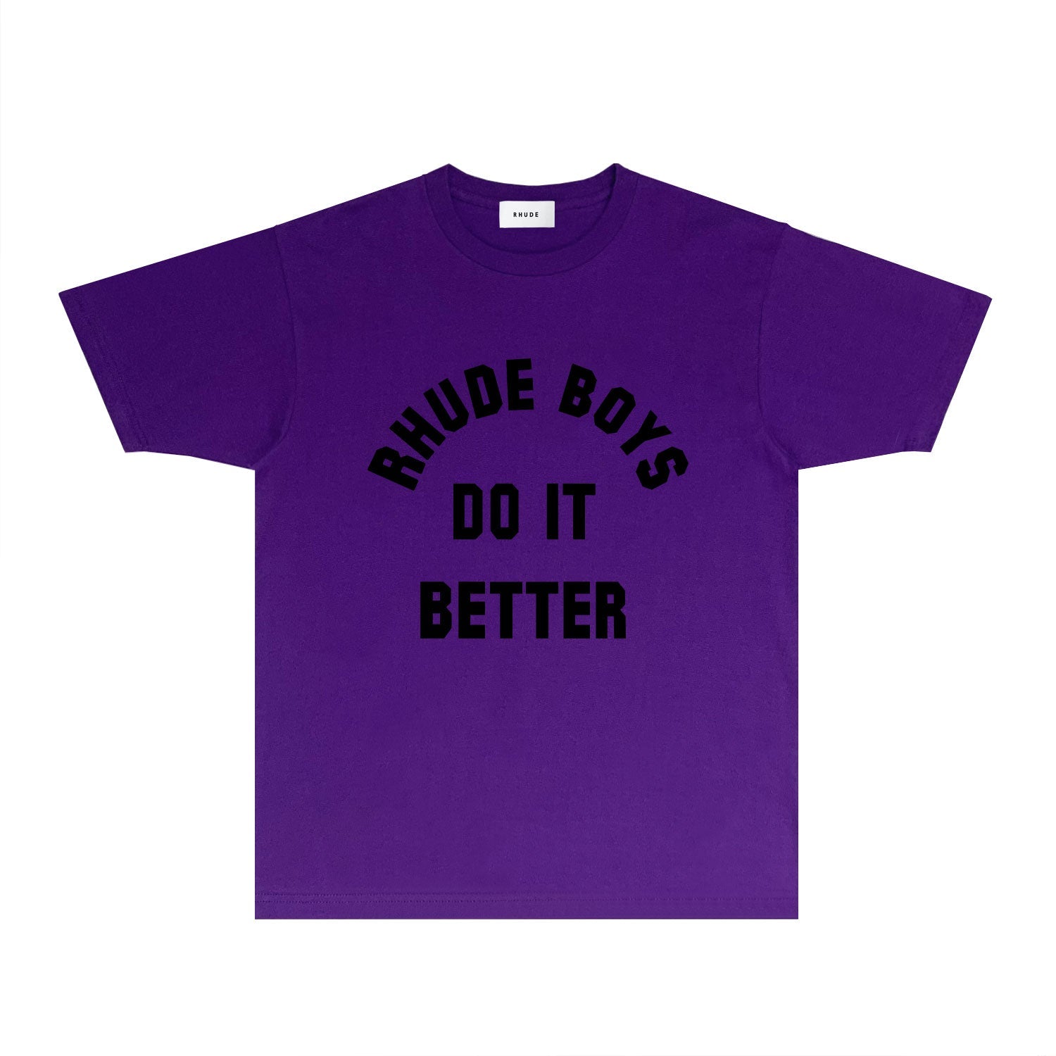 Rhude T Shirts Printed Trendy Pure Cotton