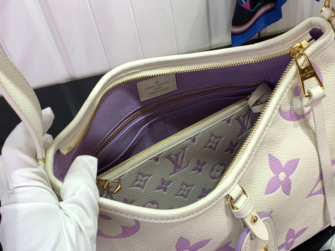 ＬＳ ＶＴＴＯＮ CARRYALL PM SKY BLUE/PURPLE