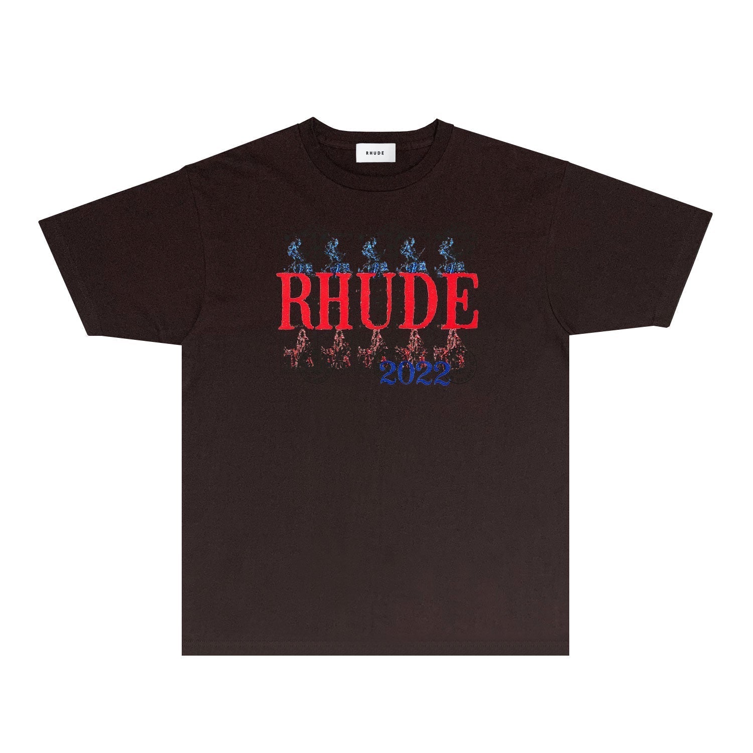 Rhude T Shirts Printed Trendy Pure Cotton