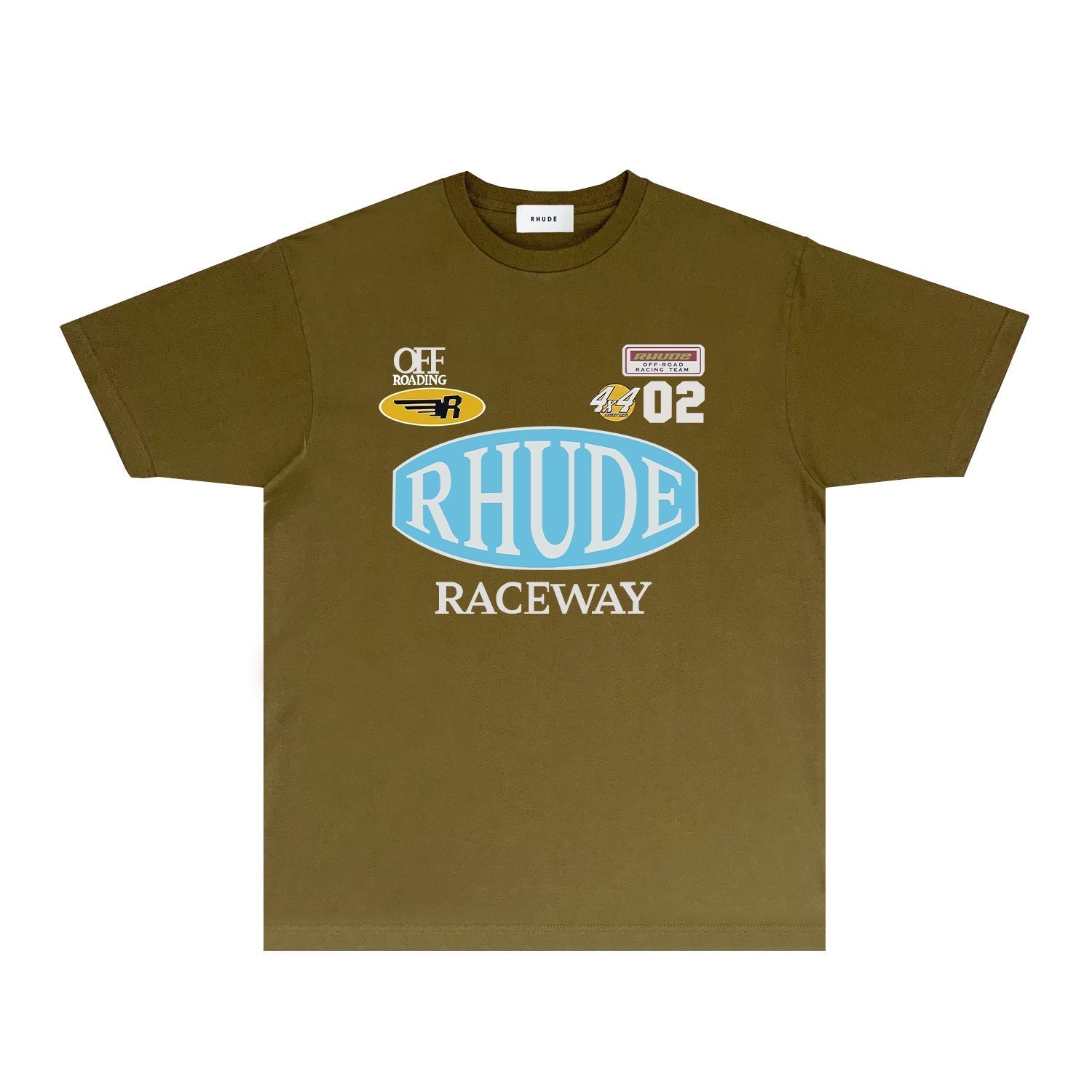 Rhude T Shirts Printed Trendy Pure Cotton
