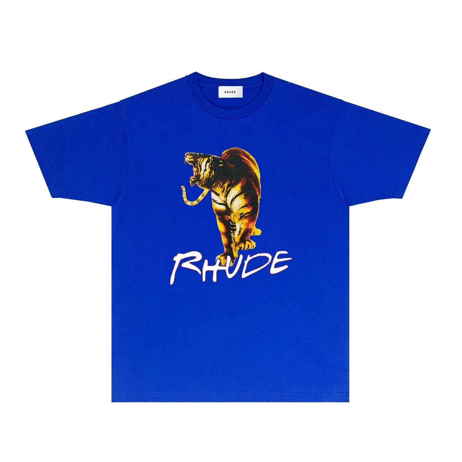Rhude T Shirts Printed Trendy Pure Cotton