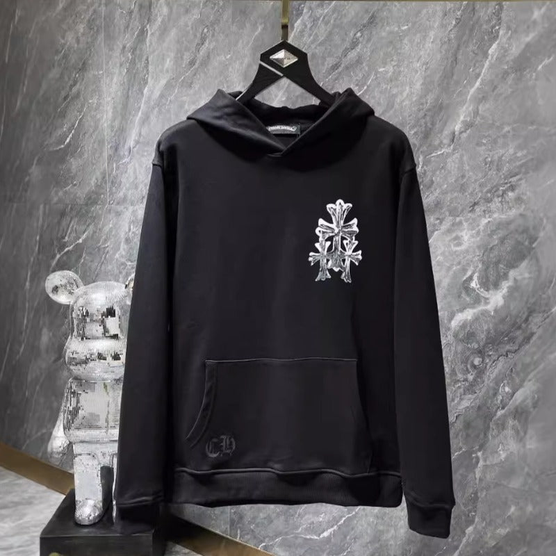 Chh Chrome Hearts Hoodie Sanskrit Casual Couples Autumn and Winter Hooded Sweater