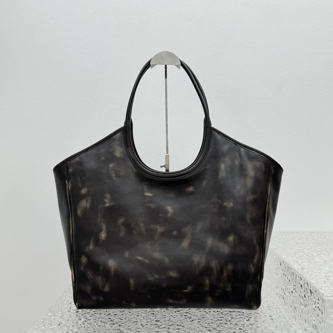 ＭＩ ＭＵ  IVY LEATHER BAG COFFE