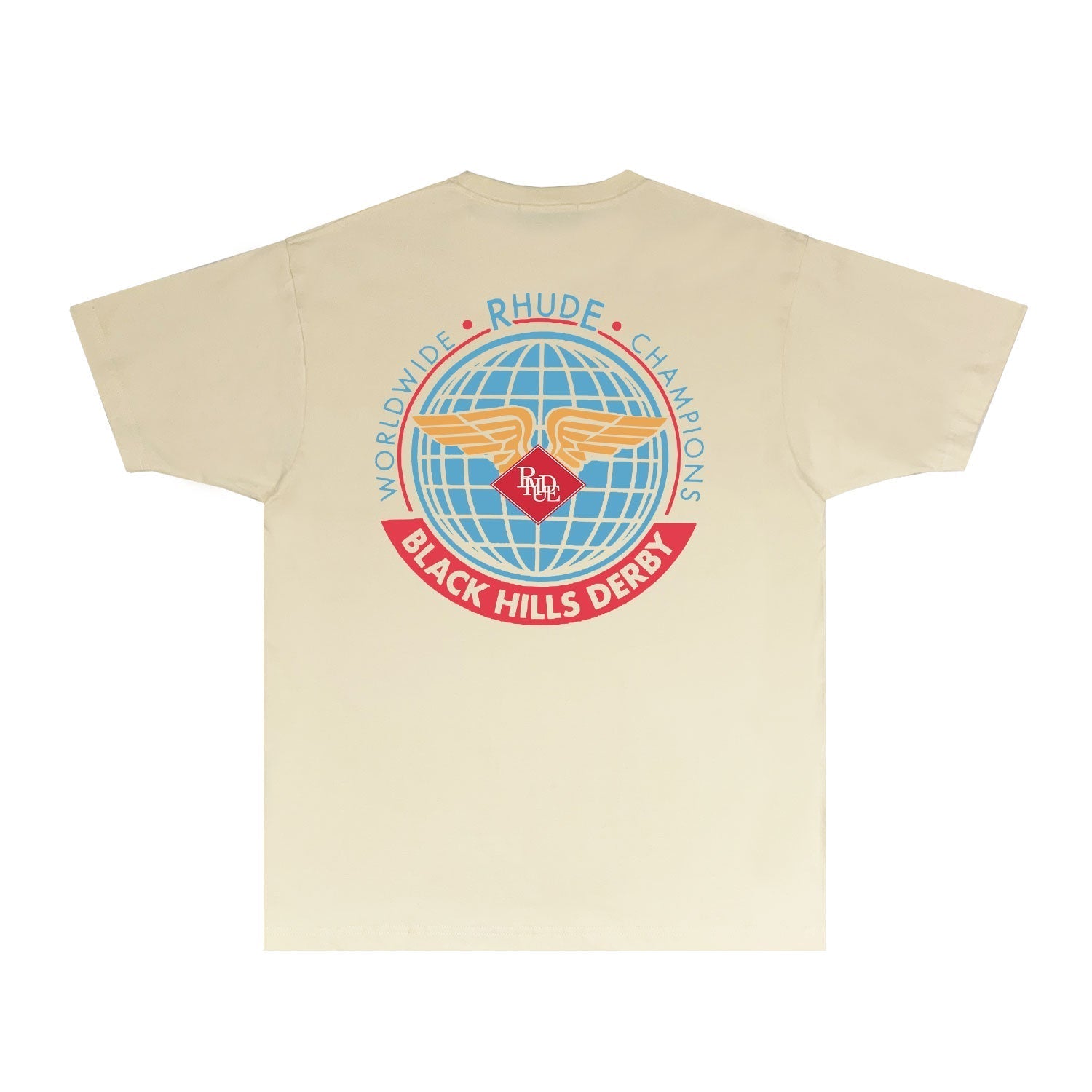 Rhude T Shirts Printed Trendy Pure Cotton