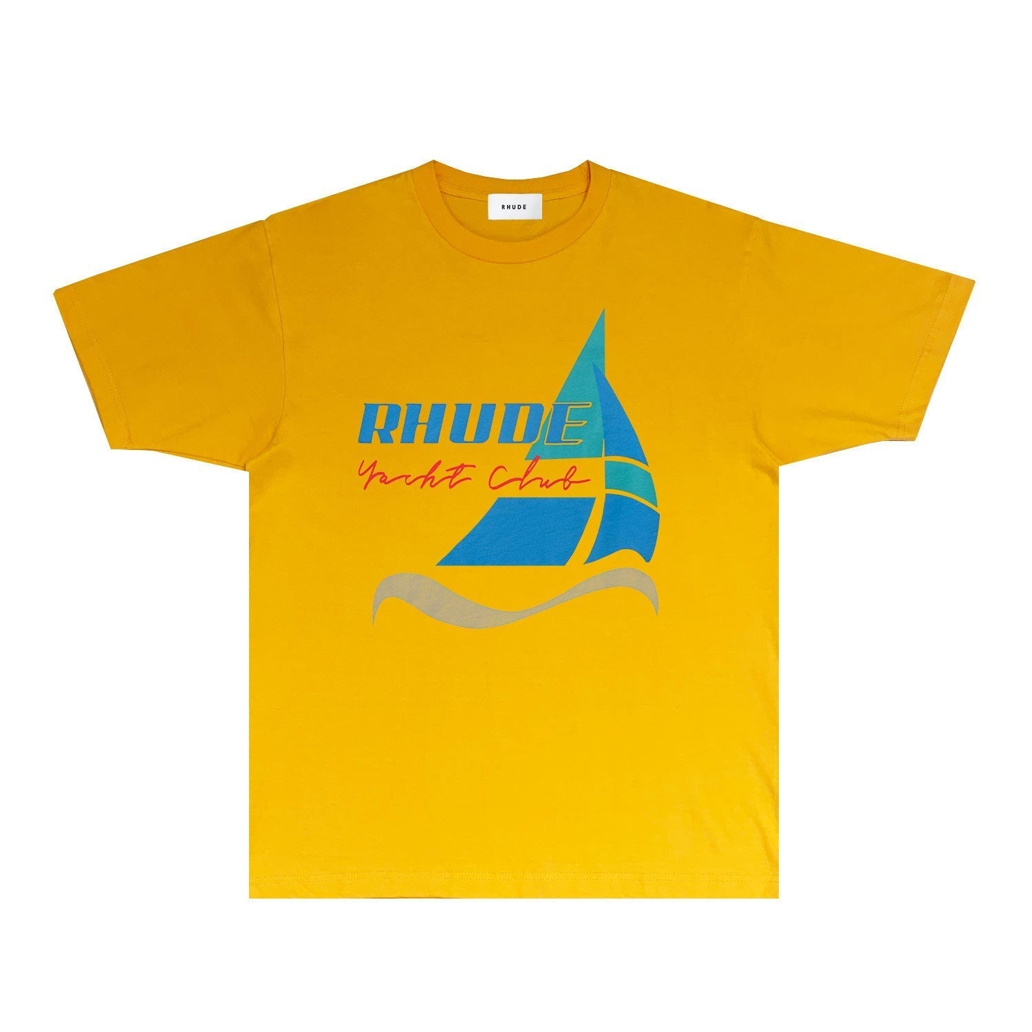 Rhude T Shirts Printed Trendy Pure Cotton