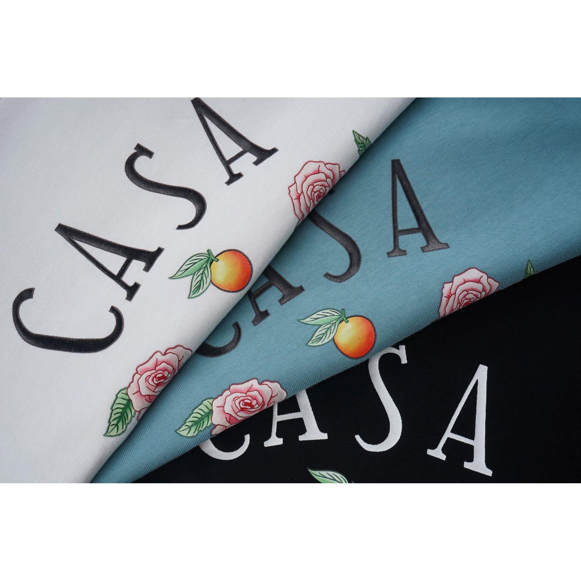 Casablanca T Shirts Castle Printing Cotton Tee