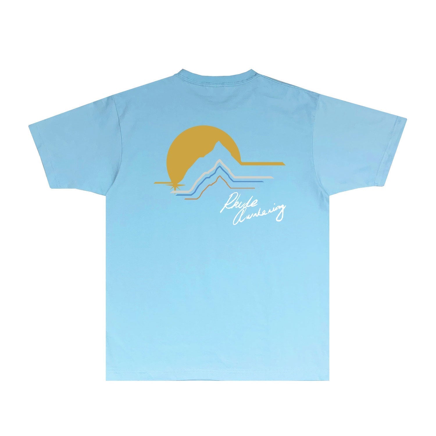 Rhude T Shirts Printed Trendy Pure Cotton