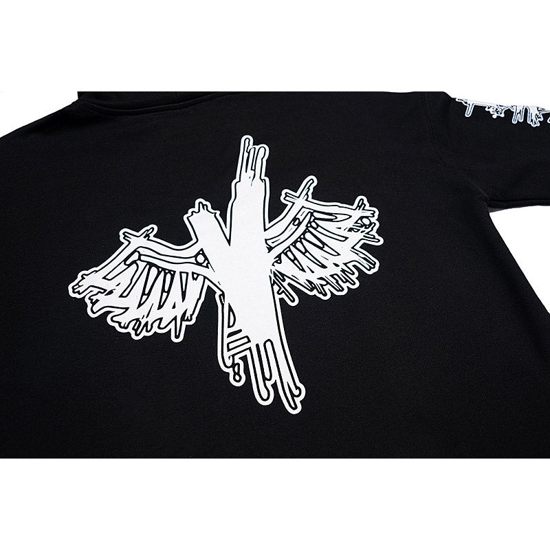 Vlone Hoodie Autumn And Winter Big V Hooded Sweater Men And Women