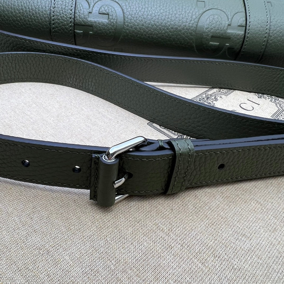 ＧＣＣＩGG JUMBO MEDIUM MESSEGER BAG GREEN