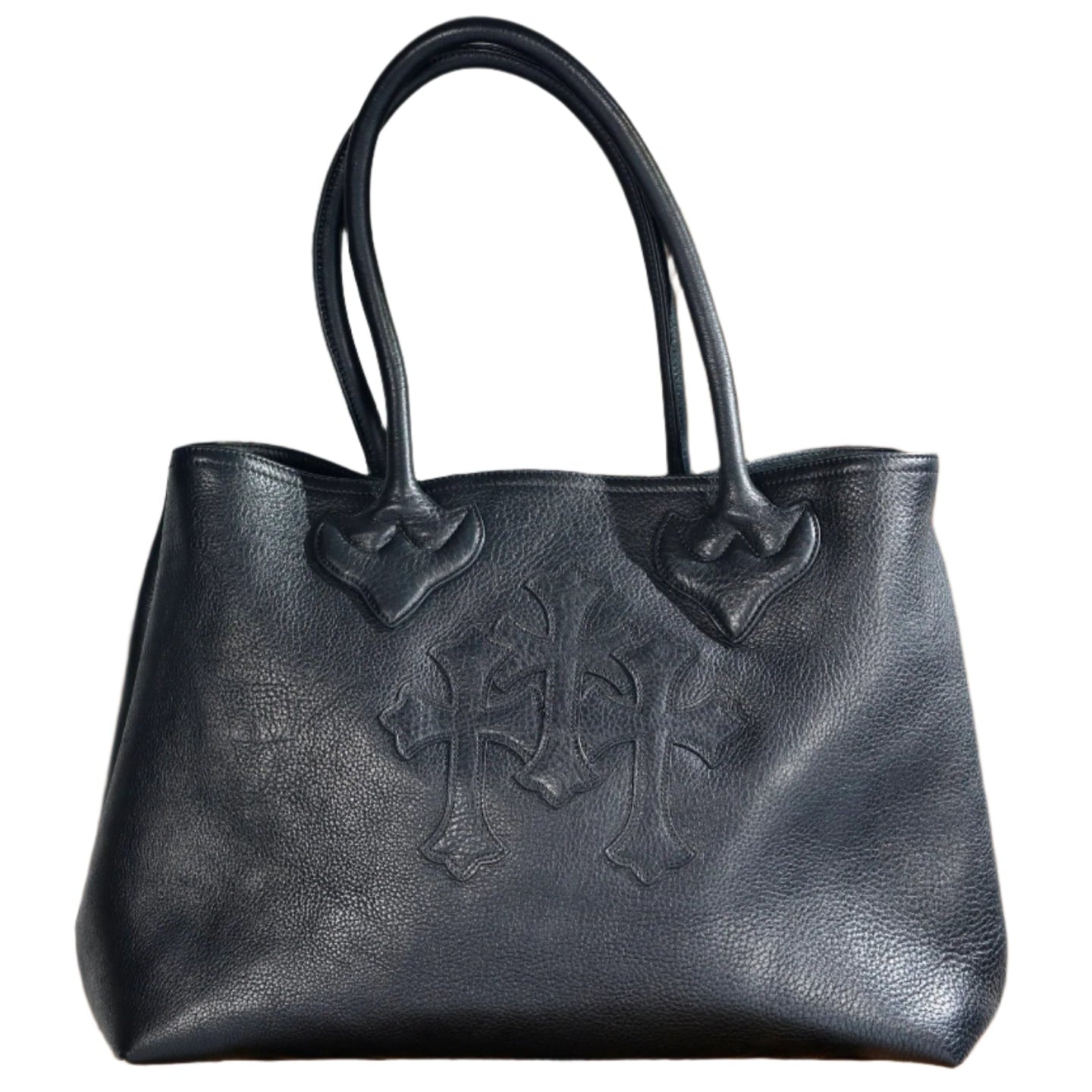 ＣＨＲＭ ＨＲＴＳ BLACK CROSS PATCH TOTE BAG BLACK